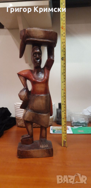 Дървена статуетка, снимка 1