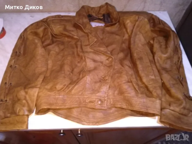 Salem CUIR VÉRITABLE  женско яке винтидж марково рокерско  естествена кожа размер №42, снимка 1