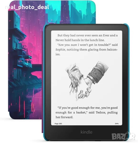Електронен четец Kindle Paperwhite 2024 7" 16 GB IPX78 + Оригинален кейс - чисто нов - гаранця 2г., снимка 1