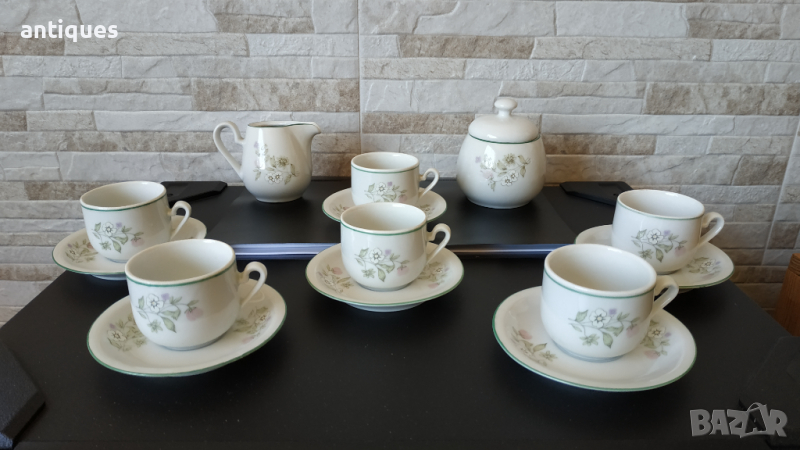 Чисто нов сервиз за кафе -15 части - Завод Китка, снимка 1