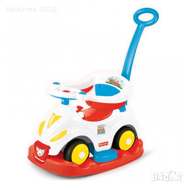 Детска кола Fisher Price, 4 функции, Многоцветна, снимка 1