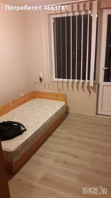 легло 80/190, дървено, снимка 1