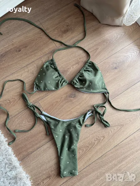 Дамски зелен бански , снимка 1