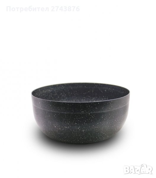 КРЪГЛА ДЪЛБОКА ТАВА EK-24GMN -МРАМОРНО ПОКРИТИЕ,ДИАМЕТЪР 24СМ,ОБЕМ 4,2Л., снимка 1