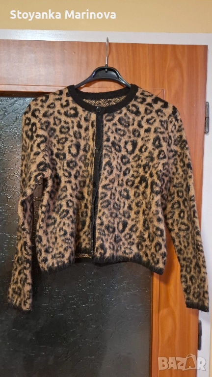 Леопардов дамски блейзер, снимка 1
