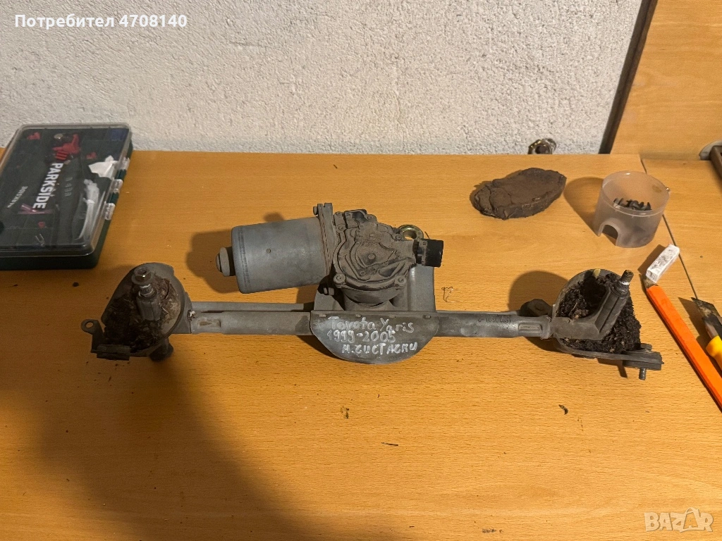Моторче за чистачките Toyota Yaris, снимка 1