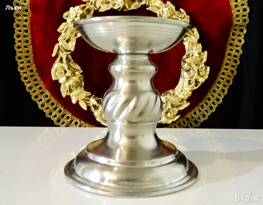 Калаен свещник Art Deco на WWM. , снимка 1