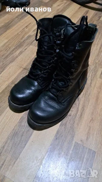 Кожени шити брутално здрави обувки 42 номер, снимка 1