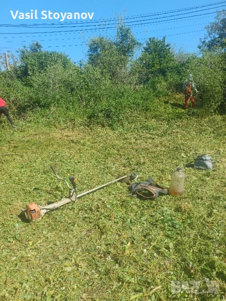 Косене на трева.Почистване на дворни места от храсти , дървета , снимка 1