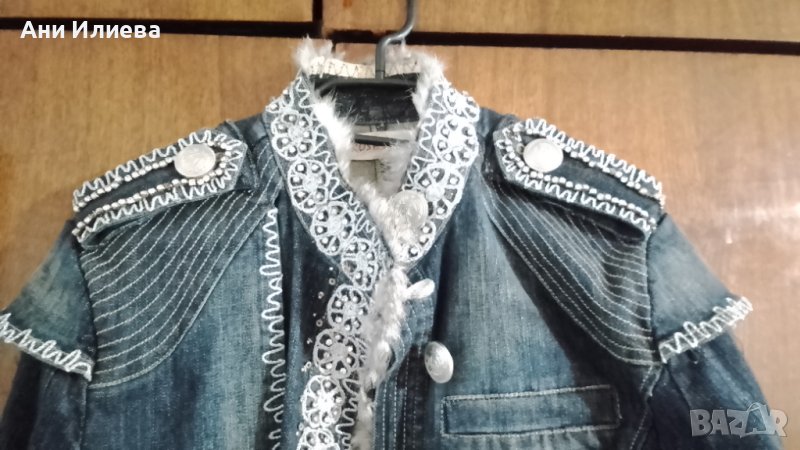 Екстравагантно дънково якенце , снимка 1