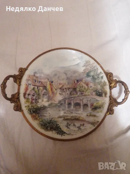 стара френска чиния , снимка 1