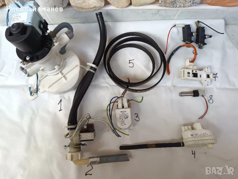 Продавам части от пералня GORENJE WA 62121 , снимка 1