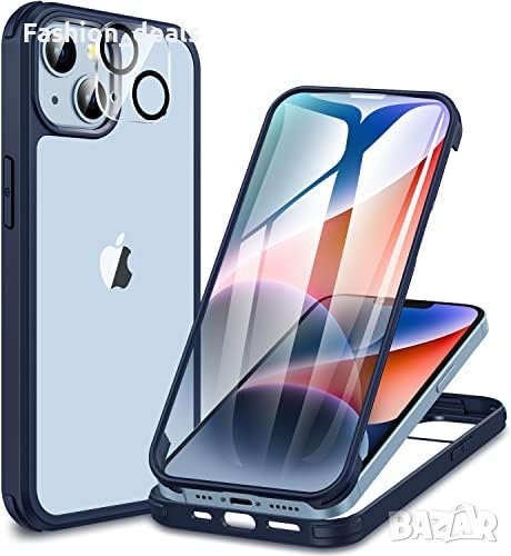 Нов Защитен Калъф с протектор за екран за iPhone 14 , снимка 1