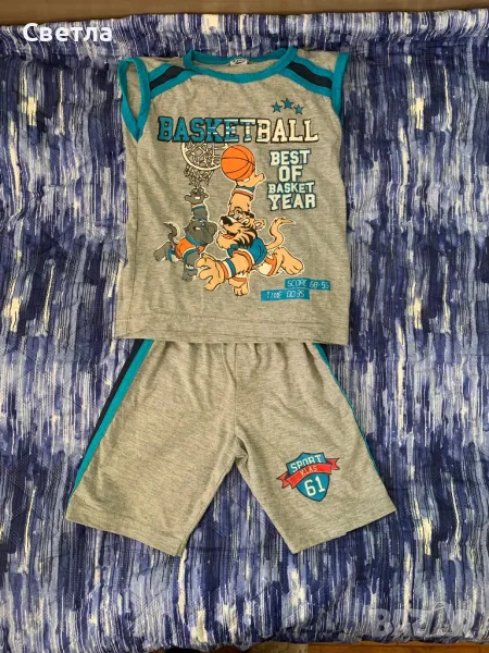 Летен комплект за ръст 128 см., снимка 1
