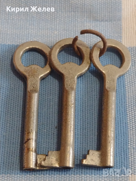 Три стари ключа от соца за мебели за КОЛЕКЦИЯ ДЕКОРАЦИЯ БИТОВ КЪТ 41032, снимка 1