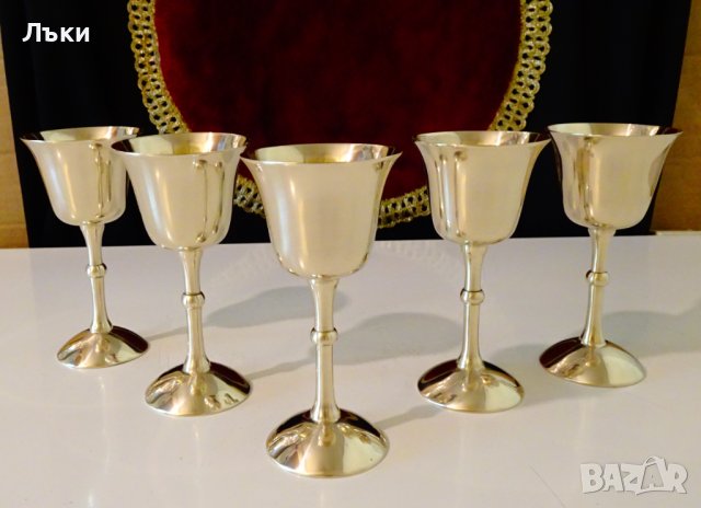 Бронзови чаши за ракия 70 мл. 