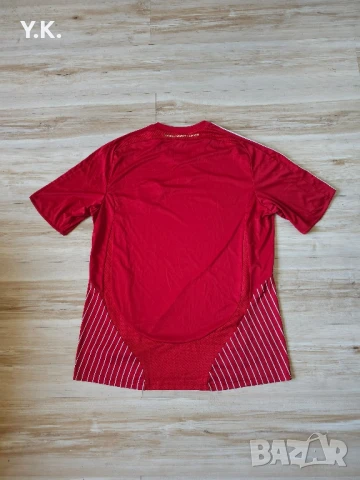Оригинална мъжка тениска Adidas Climacool x Denmark National Football Team / Season 08 (Home), снимка 3 - Тениски - 50892488