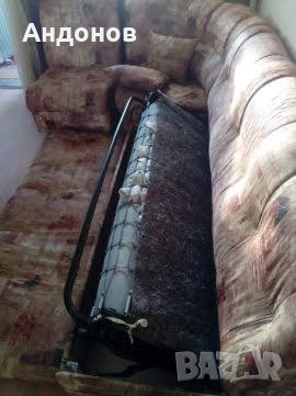 Ъглов холен диван с функция сън и ракла, снимка 4 - Дивани и мека мебел - 34202780