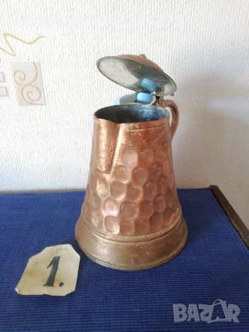 Стари медни кухненски съдове. , снимка 15 - Антикварни и старинни предмети - 48085199