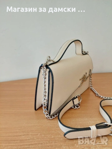 Лукс дамски чанти Karl Lagerfeld Код 01033, снимка 3 - Чанти - 53796627