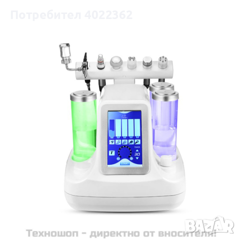 Апарат 6в1 за водно дермабразио, биолифтинг, RF, ултразвук и криотерапия - TS1172, снимка 2 - Козметични уреди - 44664770