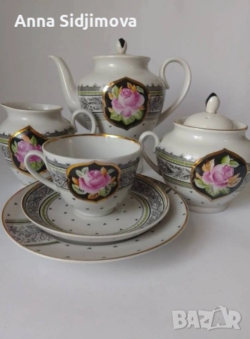 Руски порцелан ЛФЗ сервиз за чай 