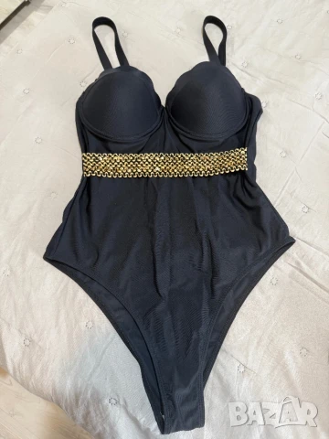 Дамски цял бански в черен цвят, снимка 1