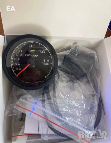 Бууст метър Greddy boost meter измервателен уред за турбо, снимка 3 - Части - 53703147