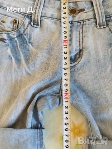 Дамски светлосини панталонки р-р 27, 26+подарък риза S, XS, снимка 14 - Къси панталони и бермуди - 40973483