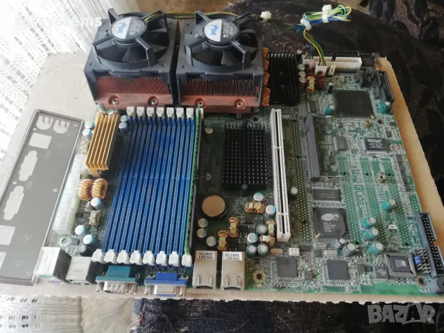 Дънна платка TYAN S5350 Dual Socket 604 CPU+FAN, снимка 2 - Дънни платки - 47840453