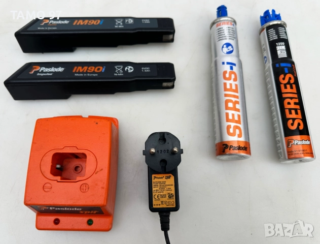 PASLODE IM90i- Акумулаторен такер за дърво 50-90мм, снимка 9 - Други инструменти - 52861472