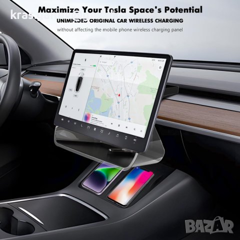 Органайзер на централната конзола за Tesla Model 3/Y, снимка 6 - Аксесоари и консумативи - 44297642