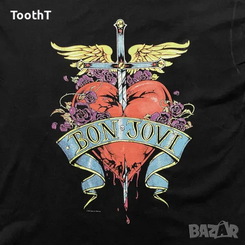 Vintage Тениска: Bon Jovi “One Wild Night” Tour 2001, снимка 3 - Тениски - 55783436