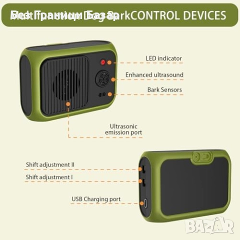 Нов Уред против лай с ултразвук, 2 режима, безопасен и ефективен за куче, снимка 3 - За кучета - 52503444