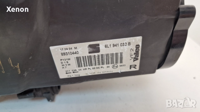 Seat Ibiza 6L Cupra R ксенон десен фар xenon far Сеат Ибиза 6L1941032B 89310440, снимка 4 - Части - 51511876