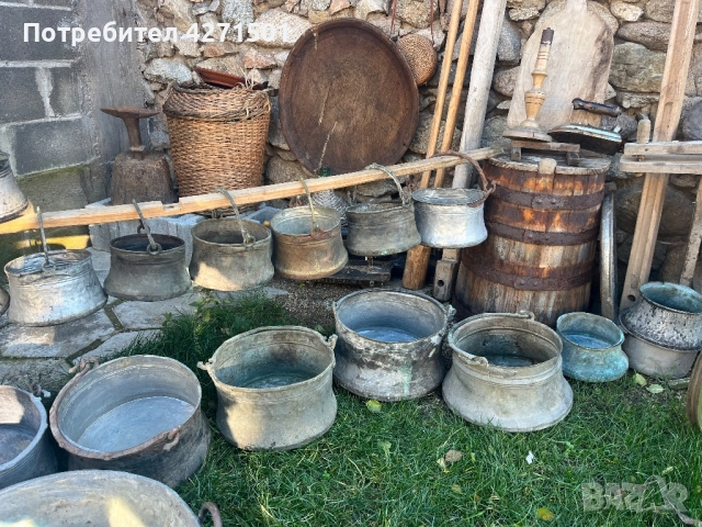 Стари менци и чанове тави, снимка 4 - Колекции - 52798458