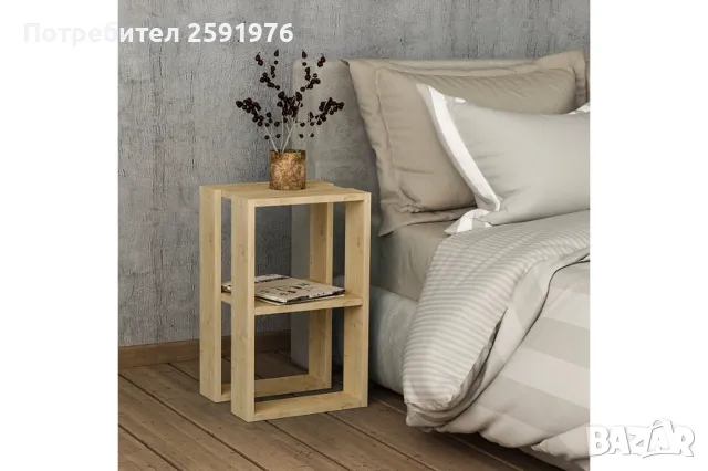 Нощно шкафче Passion 34x30x55cm, Сонома, снимка 1