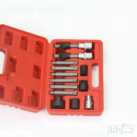 Комплект за демонтаж на шайби на алтернатори – Монтаж на ремъчни шайби Mar-Pol, снимка 4 - Други инструменти - 50358457