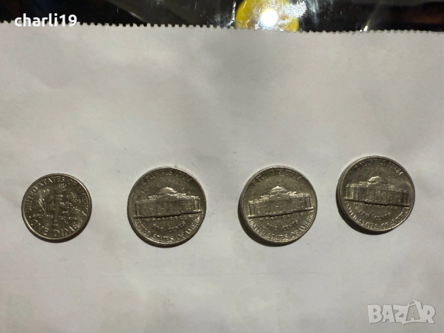 4 американски монети , снимка 7 - Нумизматика и бонистика - 53344354
