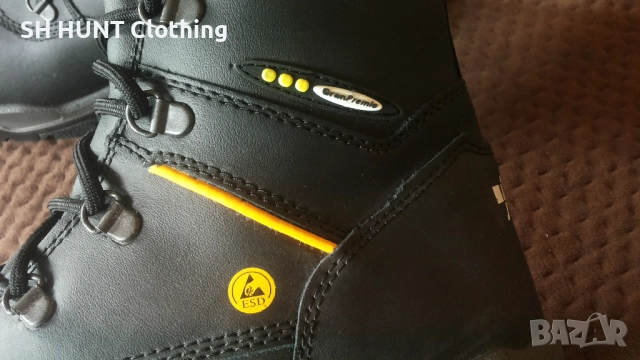 JALAS 1878 S3 Leather Work Safetu Shoes размер EUR 43 работни обувки с бомбе естествена кожа WS1-26, снимка 4 - Мъжки боти - 52067790