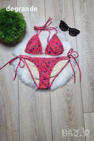 Бански костюм от две части в многоцветен дизайн, снимка 3 - Бански костюми - 51131302