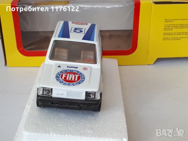 BBurago 1/27 Burago Fiat Panda Бураго Фиат Панда Rally Made In Italy Ново В Кутия, снимка 9 - Коли, камиони, мотори, писти - 35837767