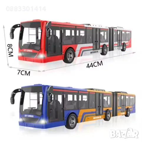 Автобус с дистанционно управление , снимка 5 - Коли, камиони, мотори, писти - 48170448