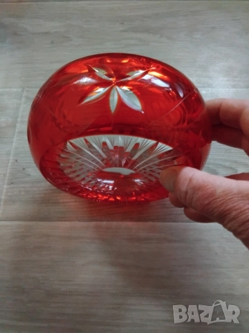 НЕМСКИ КРИСТАЛЕН ПЕПЕЛНИК, снимка 3 - Други - 51837275