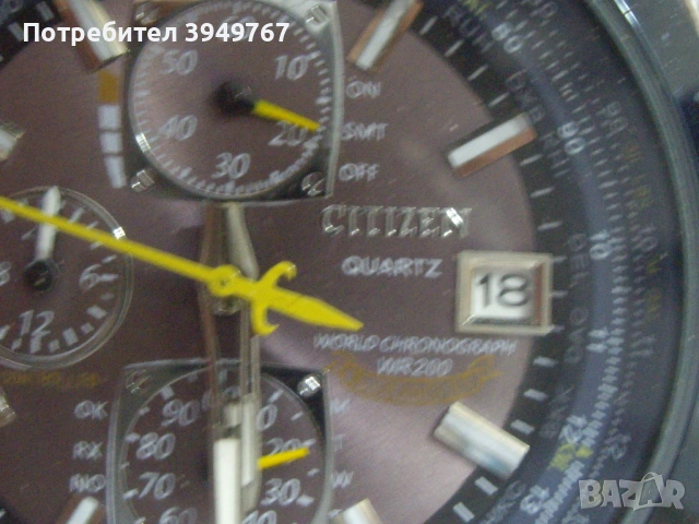 Чисто нов часовник''Цитизен''-хронограф., снимка 2 - Мъжки - 53526515
