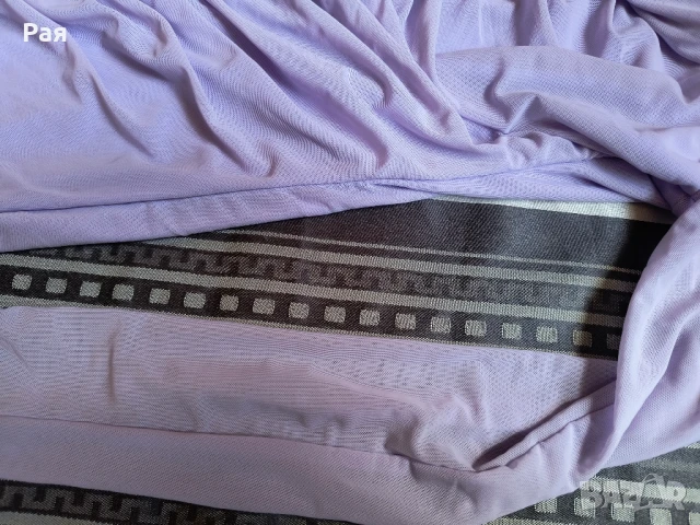 Дамска рокля в бледо лилаво, снимка 8 - Рокли - 50664696