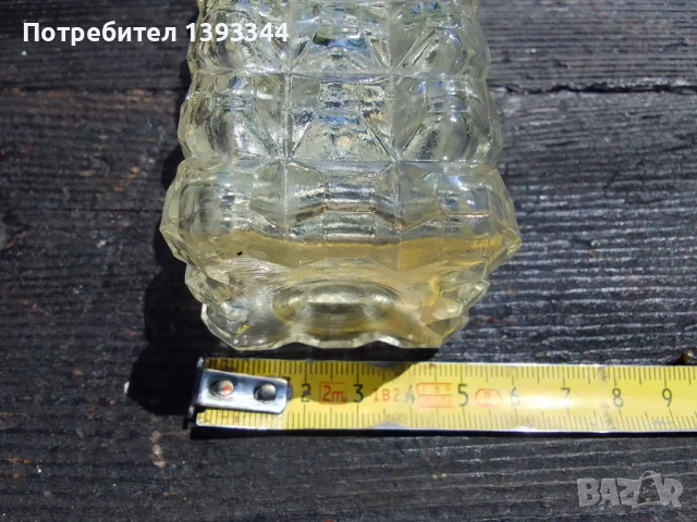 Стъклена ваза, снимка 4 - Вази - 50584464