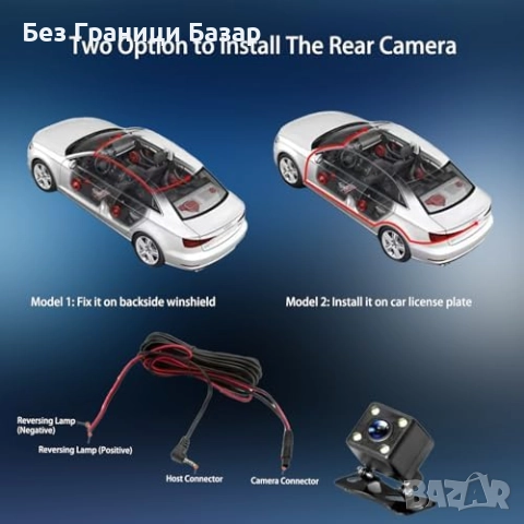 Нова Авто Двойна камера за кола 1080P с WiFi, 3" екран и паркинг режим, снимка 7 - Друга електроника - 52081078