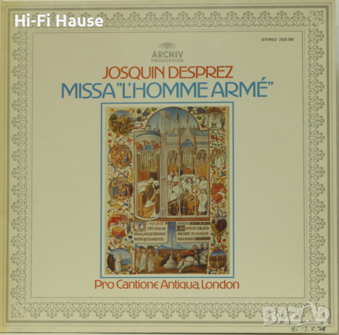 Josquin Desprez-missa-Грамофонна плоча-LP 12”