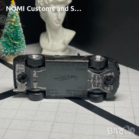 Custom Hot Wheels Nissan Skyline R32, снимка 9 - Коли, камиони, мотори, писти - 53036589